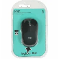 Мышь Logitech M186 (черный/серый) фото 5